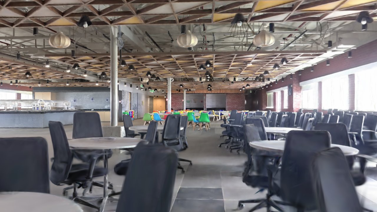 Recreated large open collaborative workspace